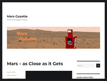 Tablet Screenshot of marsgazette.com